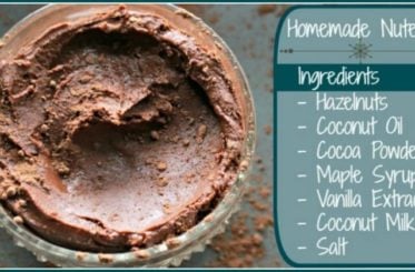 Homemade Nutella from The Coconut Mama