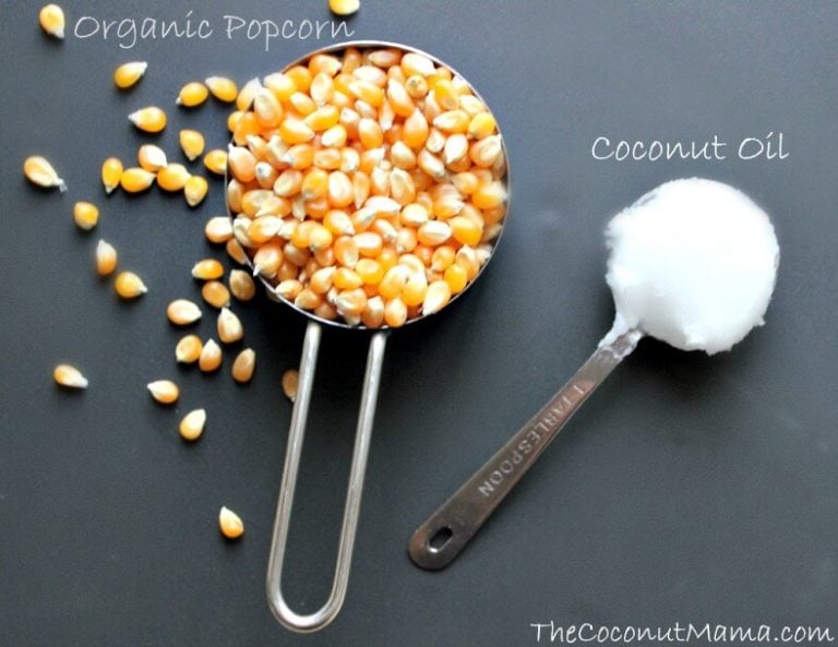 Coconut Oil Popcorn Recipe The Coconut Mama