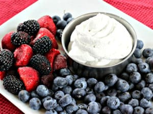Coconut Fruit Dip - Paleo & Dairy Free!