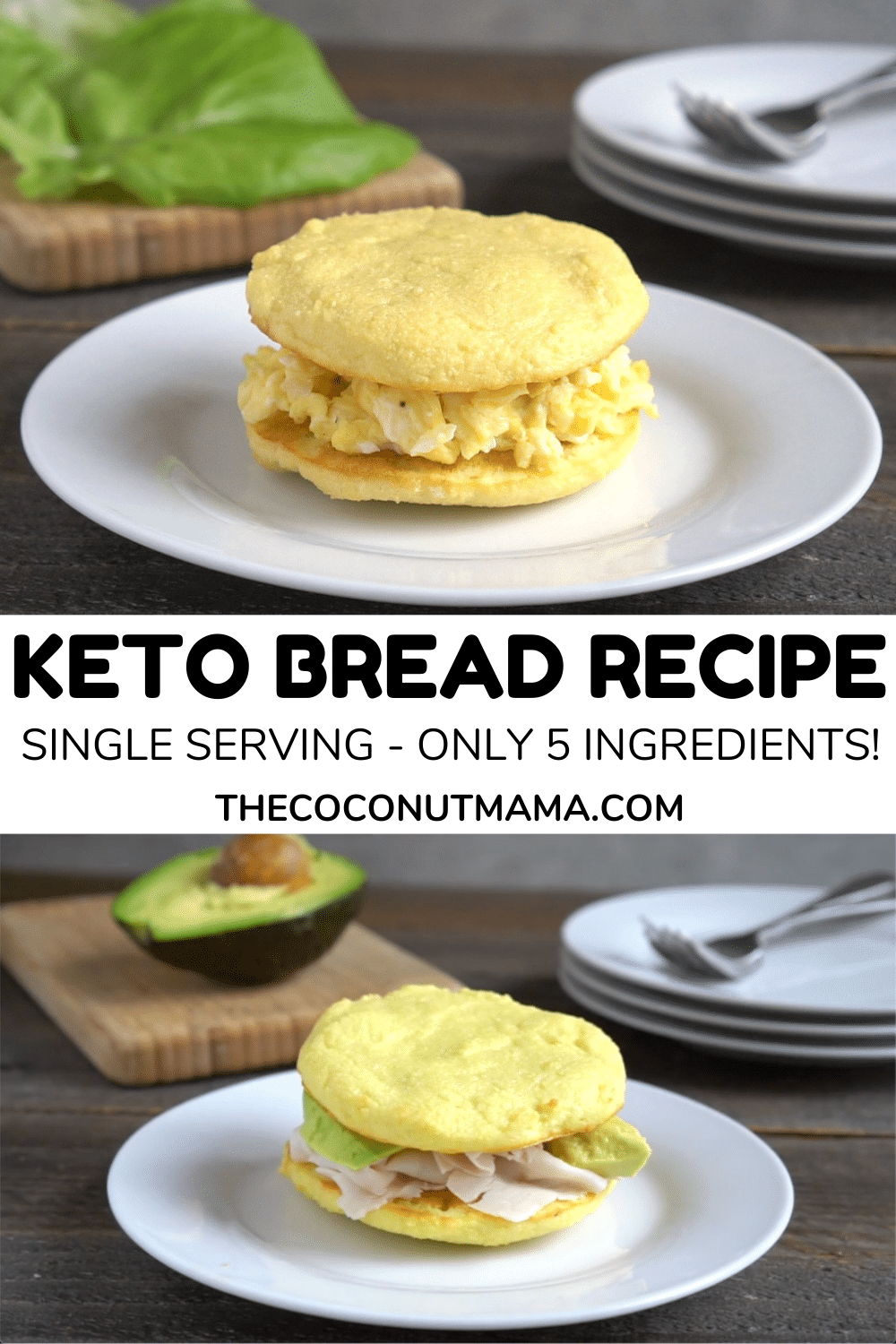 Keto Bread Recipe (Only 5 Ingredients!) - The Coconut Mama