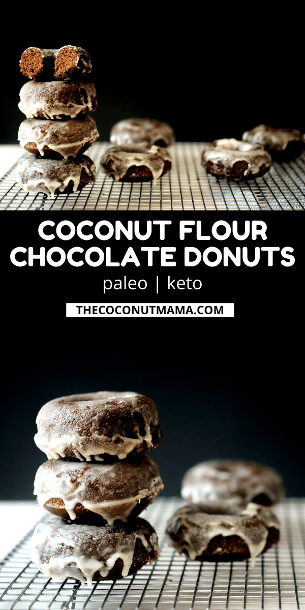 Coconut Flour Chocolate Donuts | The Coconut Mama