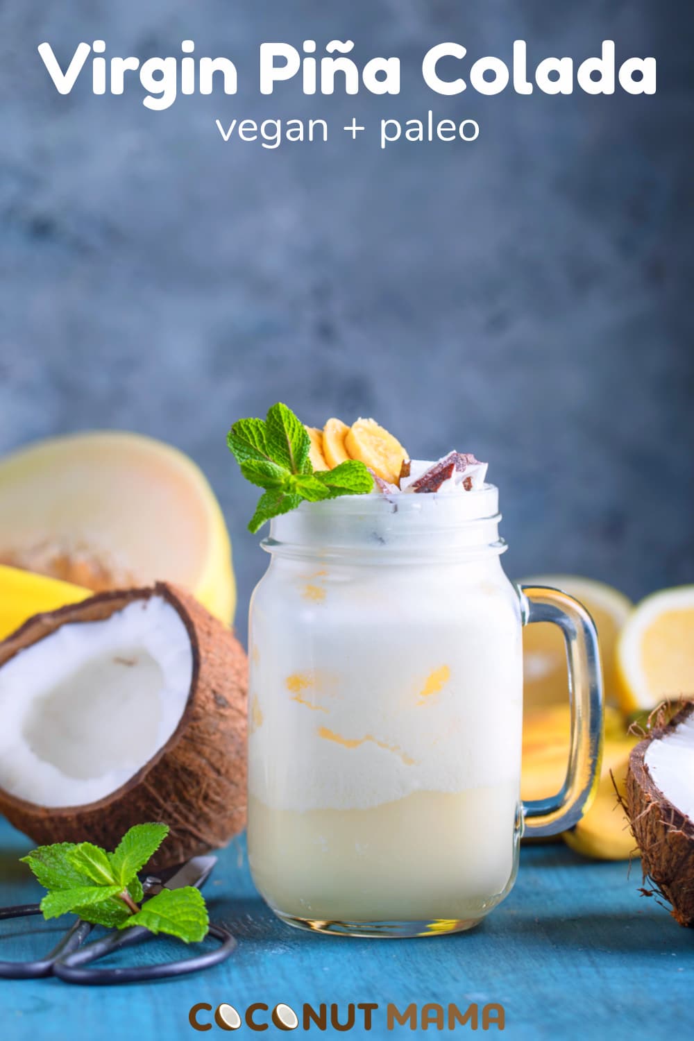 Virgin Piña Colada Recipe (Easy Pina Colada with Pineapple & Coconut)