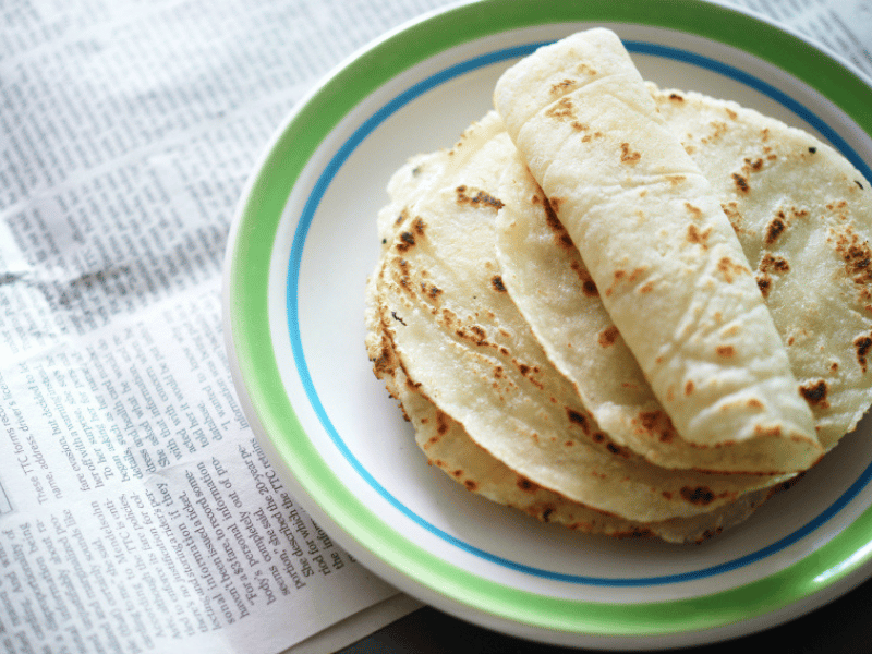 easy 3-ingredient cauliflower tortillas