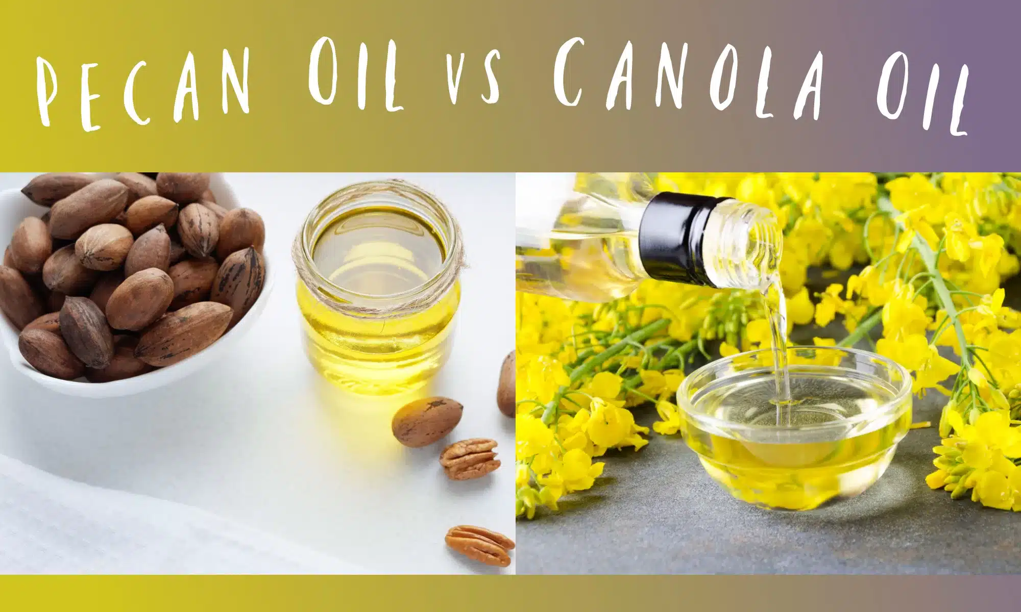 Pecan Oil vs Canola Oil The Ultimate Verdict The Coconut Mama