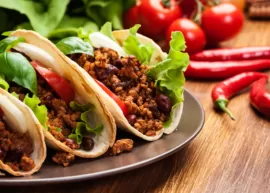 Tacos with beef