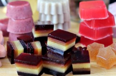 Variety of homemade fruit snacks.