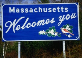 Massachusetts sign
