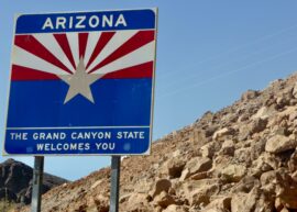 Arizona road sign