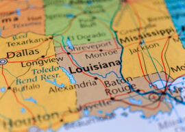 Louisiana road map