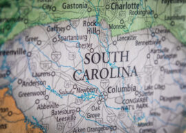 South Carolina road map