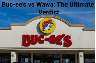 Picture of the Buc-ee's logo. Above it in black text it says: "Buc-ee's vs Wawa: The Ultimate Verdict"