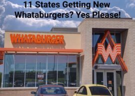 Picture of a whataburger. Text above reads "11 States Getting New Whataburgers? Yes Please!"