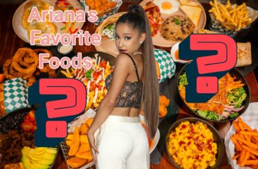 "Ariana (Grande's) favorite foods" over various foods