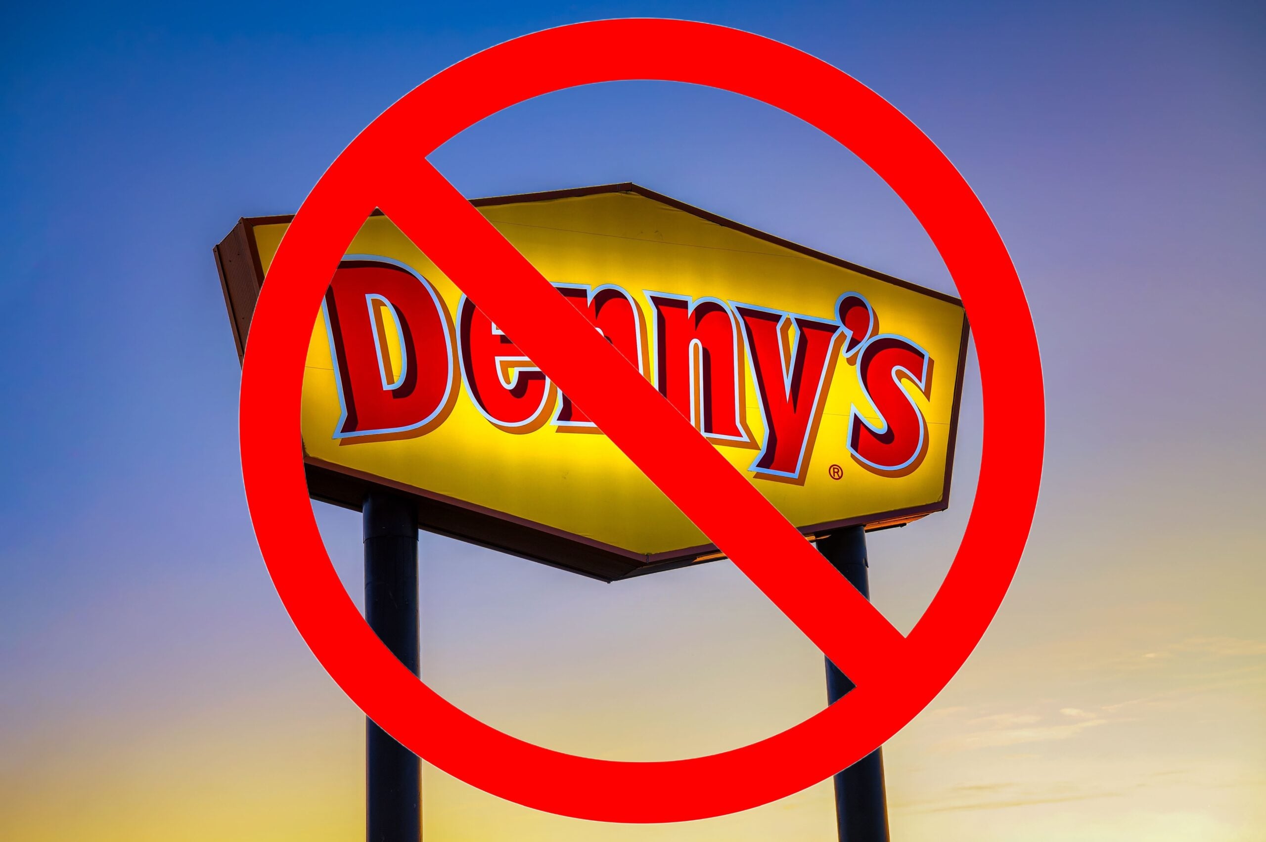 How many Denny's restaurants are closing?