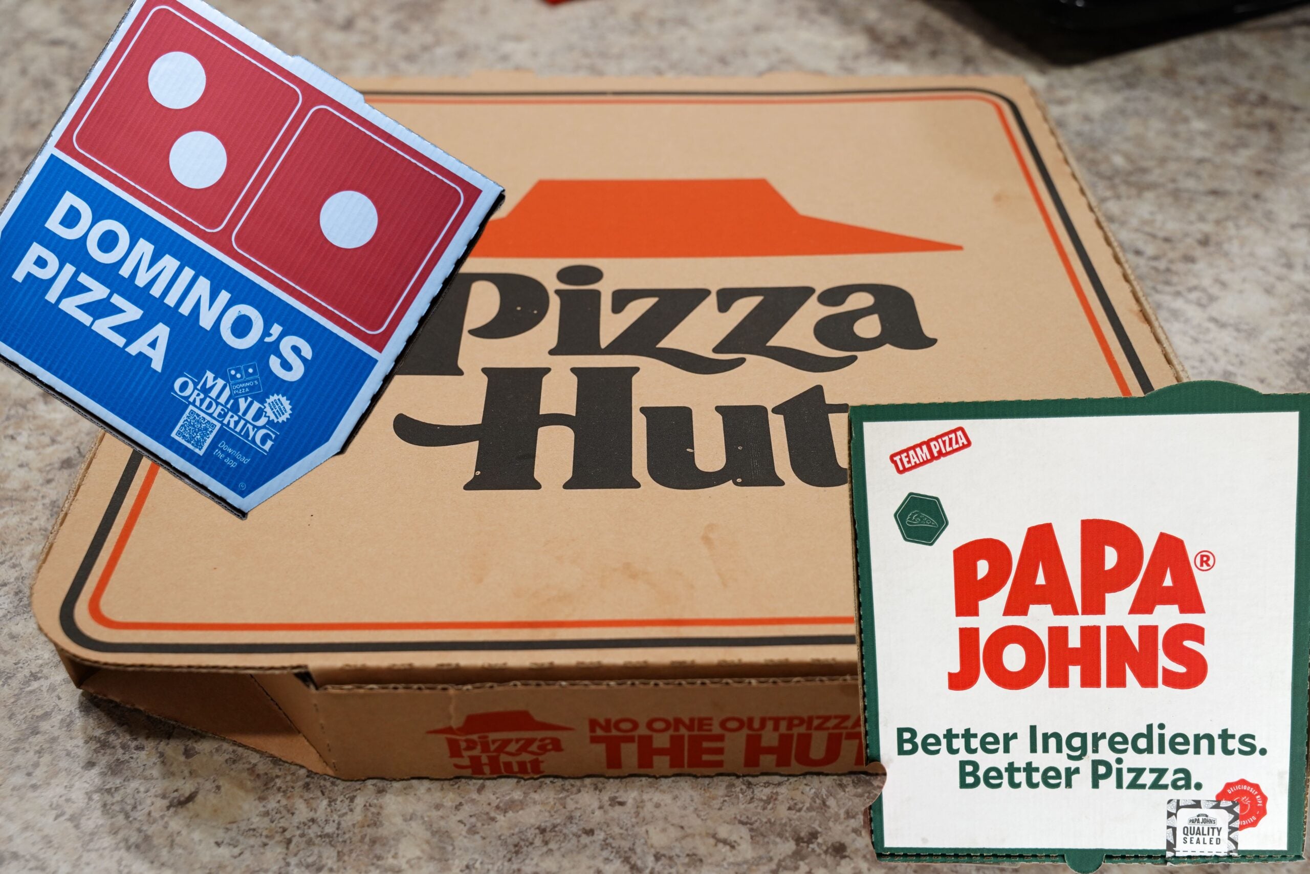 More Calories: Papa John's, Domino's, or Pizza Hut?