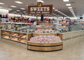 Buc-ee's fudge and sweets section