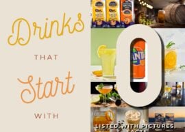 Drinks that start with O and representative drinks.