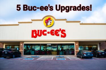 "5 Buc-ee's Upgrades" over a Buc-ee's store