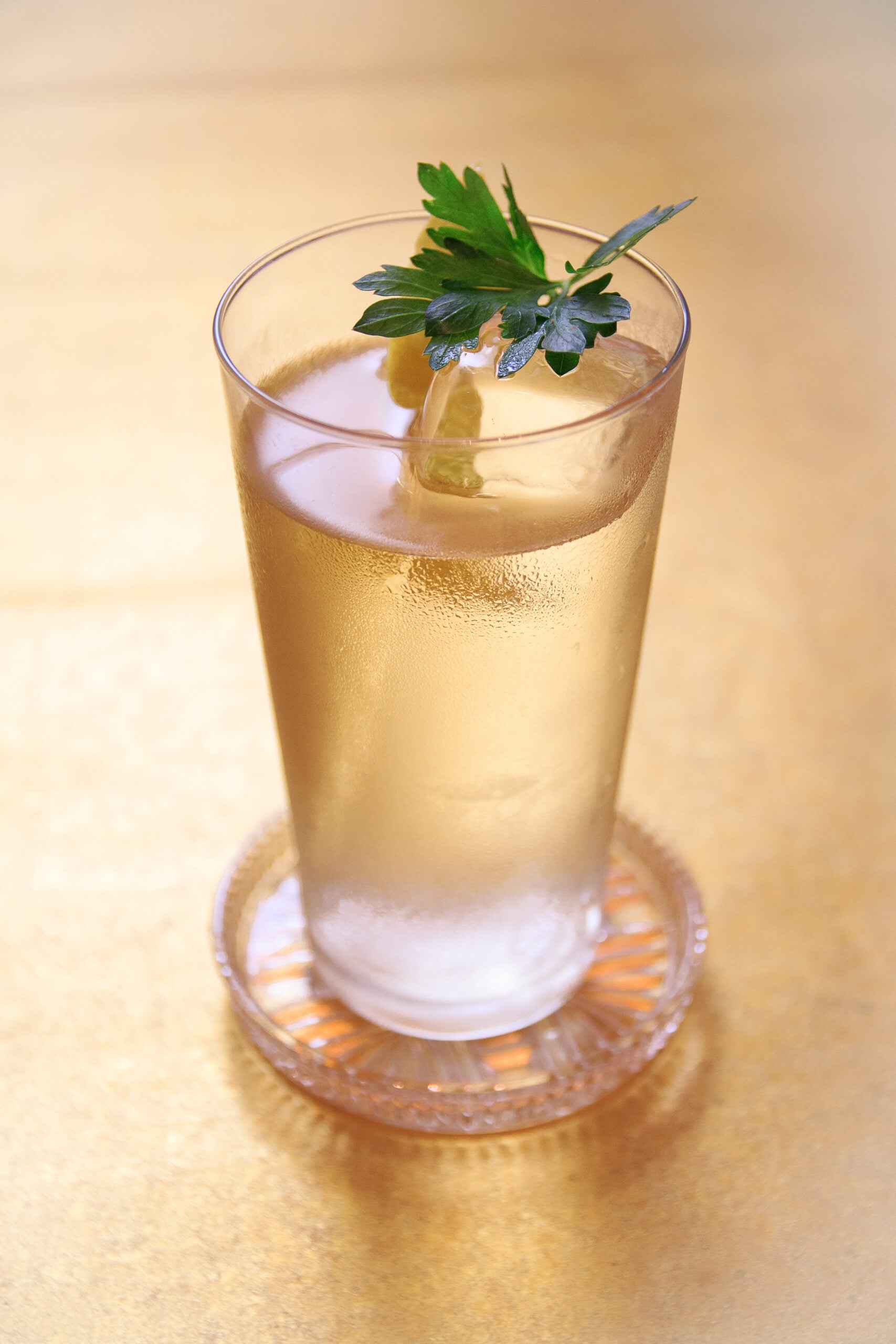 A glass of refreshing Havana Cooler cocktail. 