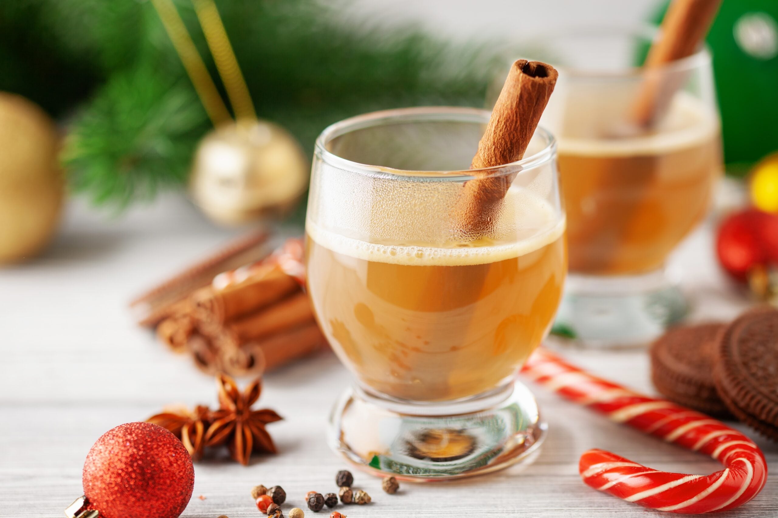 Homemade Hot Buttered Rum for the winter holidays.