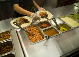 Chipotle food line