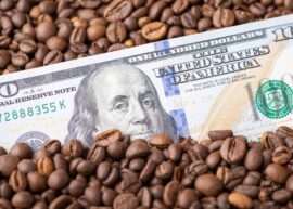 Dollar in coffee beans