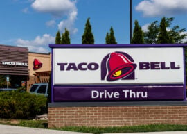 Taco Bell Drive Thru sign
