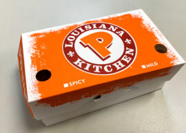 Box of Popeyes chicken