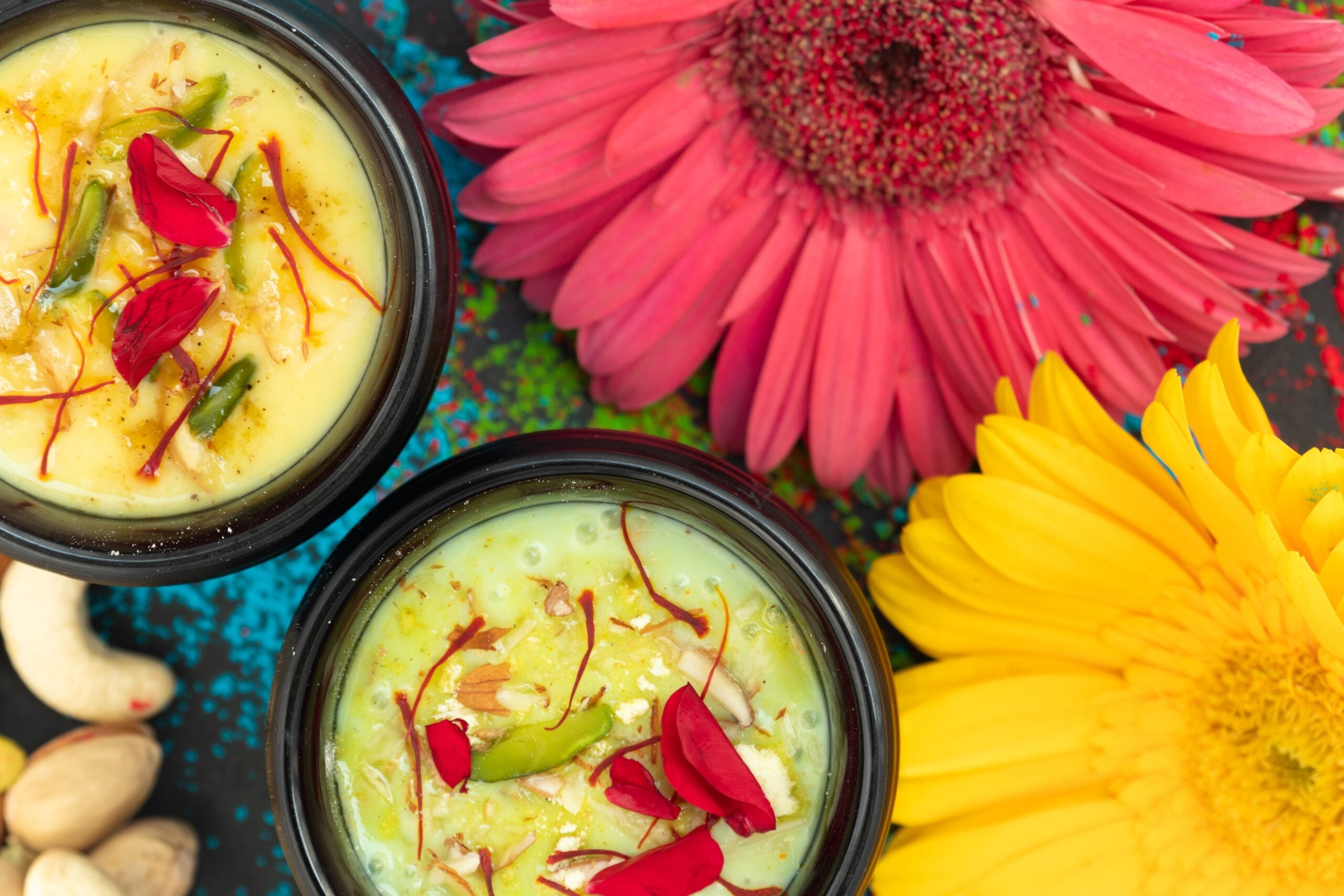 Aerial view of Kesar Badam Doodh.