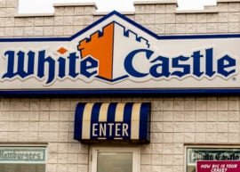 White Castle sign on a restaurant