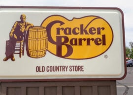 Cracker Barrel sign