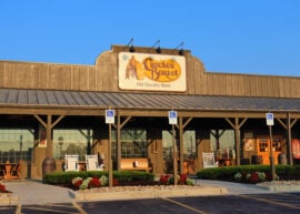 Cracker Barrel store seen from the front