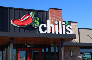 Chili's restaurant with logo