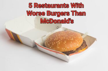 "5 Restaurants With Worse Burgers Than McDonald's" over a Quarter Pounder with Cheese.