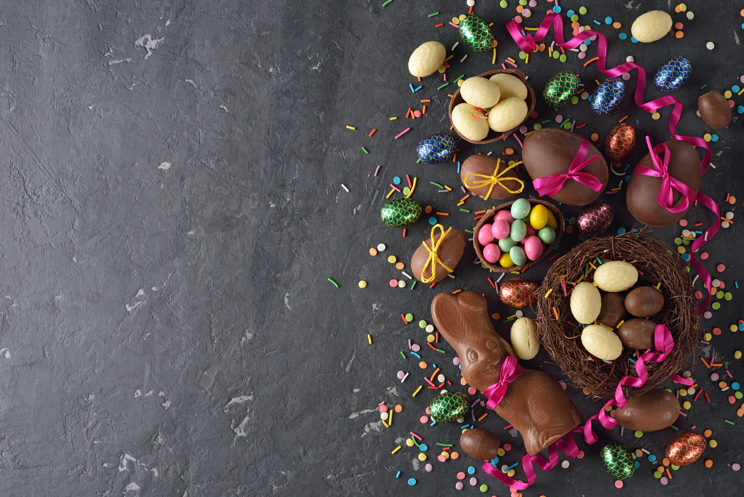Chocolate truffle eggs