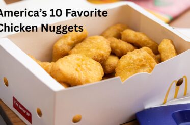 America's favorite chicken nuggets over a box of chicken nuggets