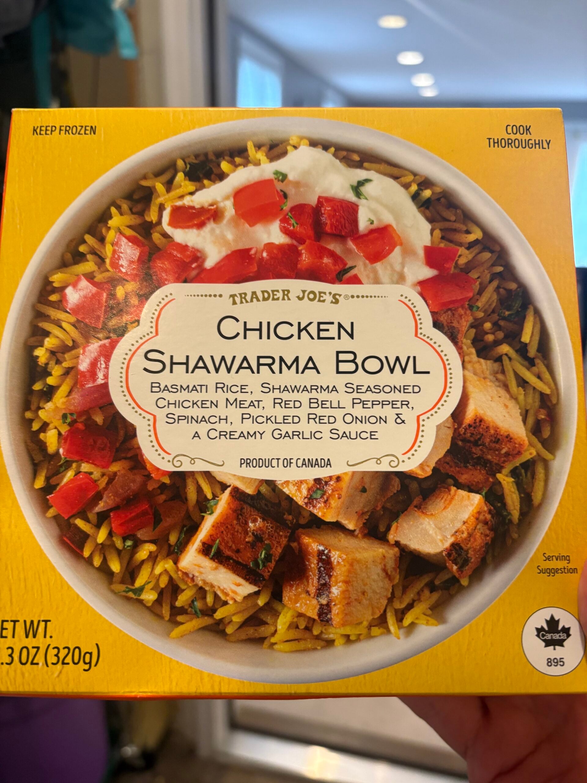 #5: Chicken shawarma bowl