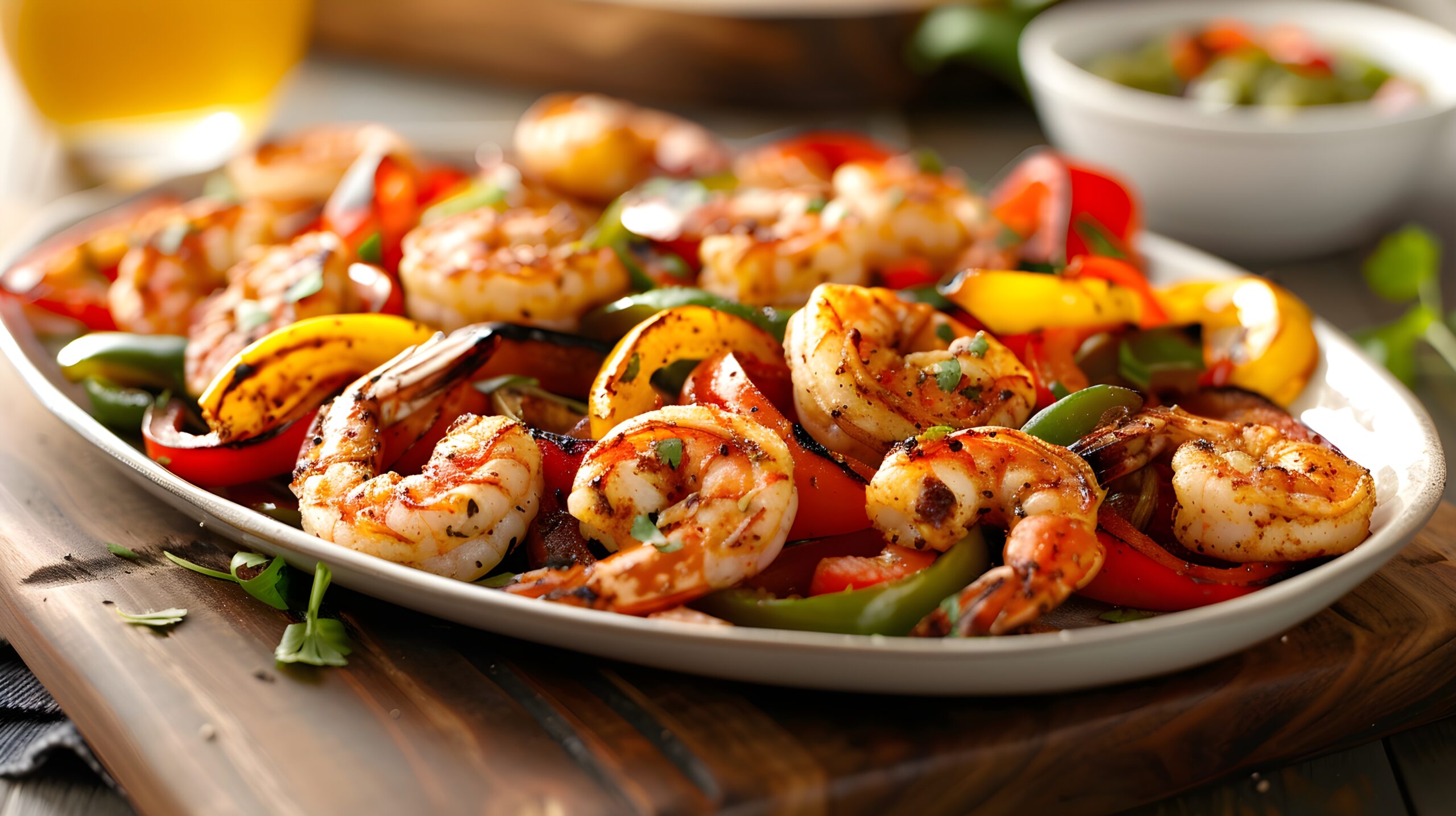 #5: Sizzling Fajita with Shrimp