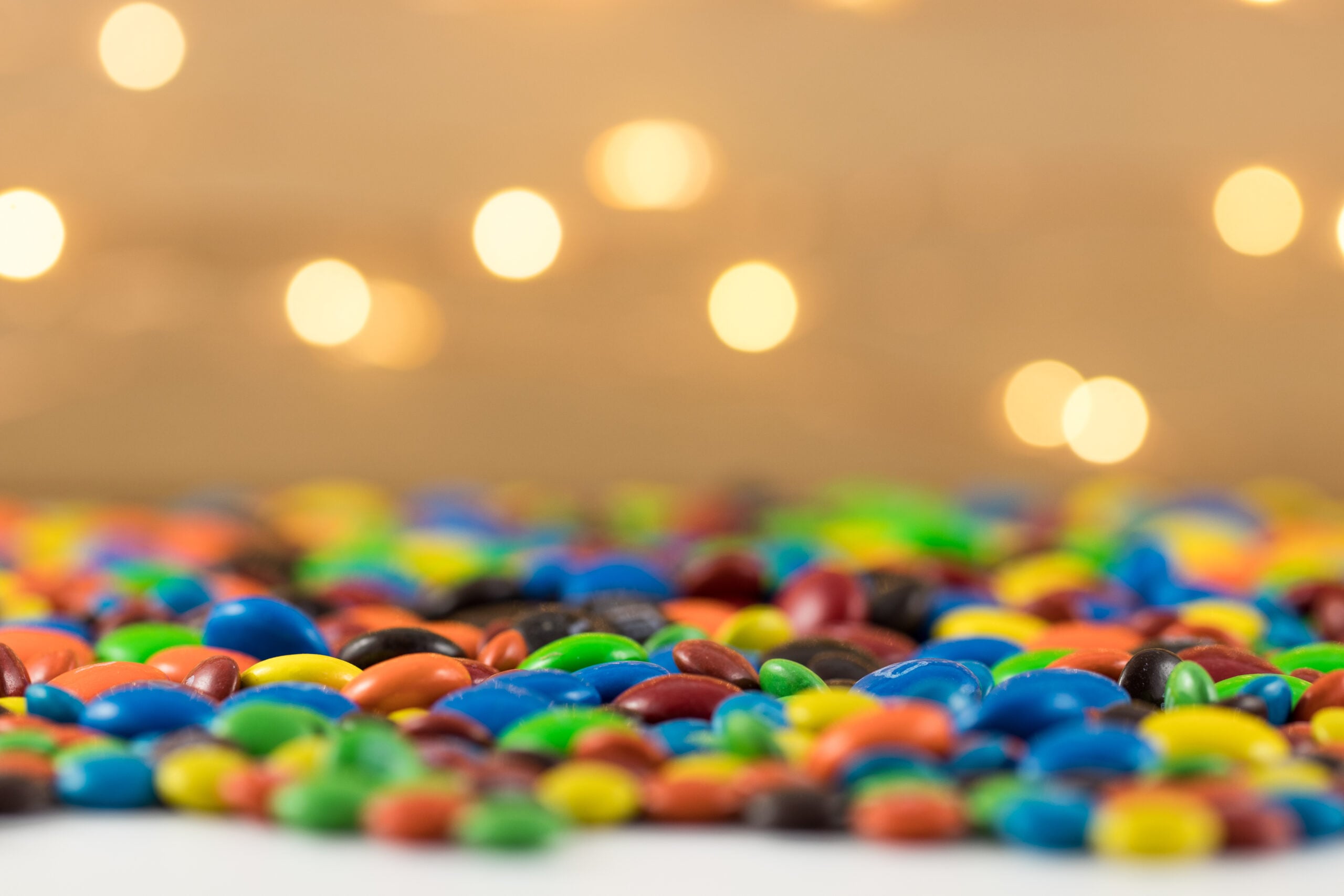 Toasty vanilla and white chocolate M&Ms