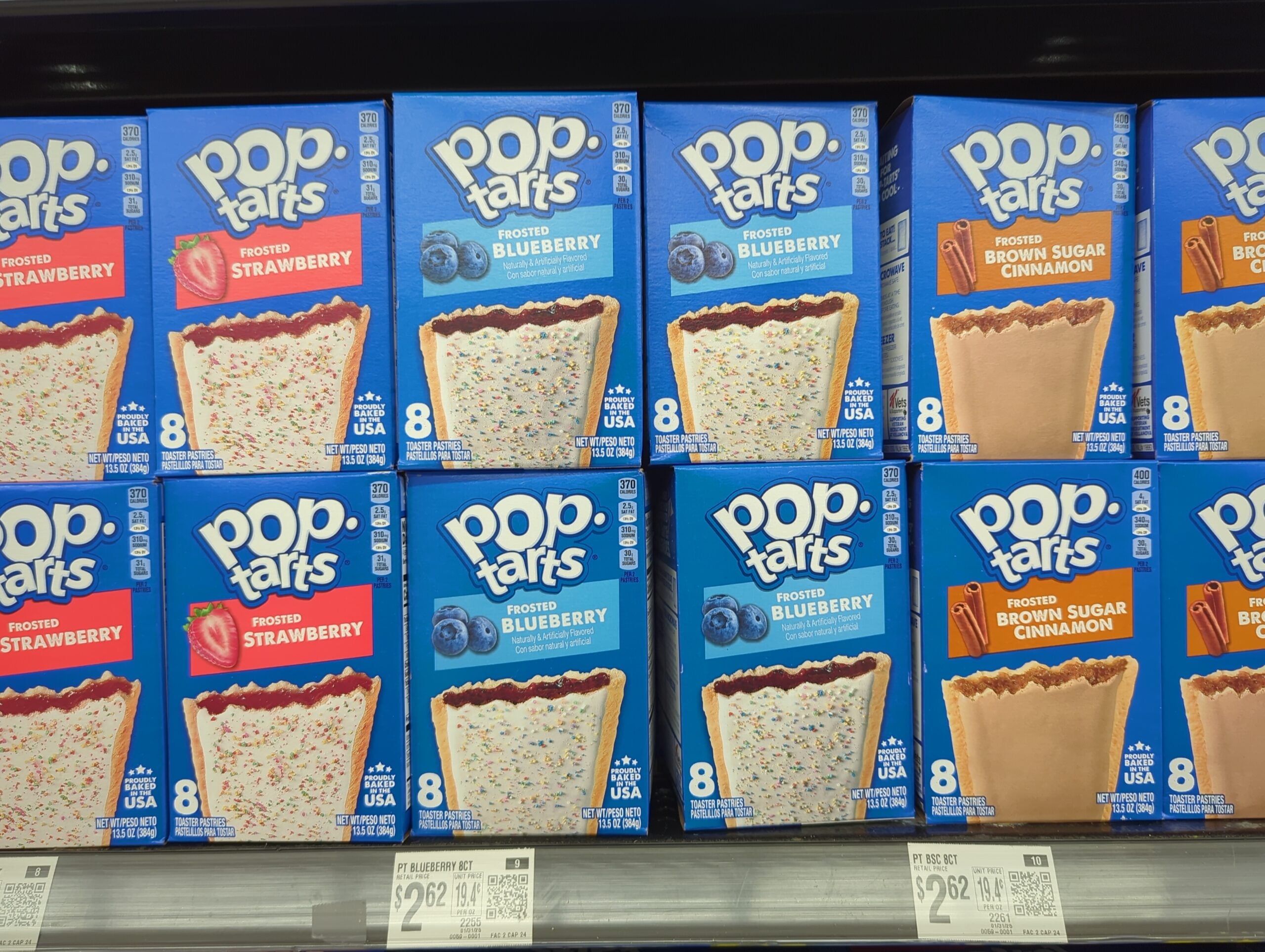 Several Pop-Tart flavors