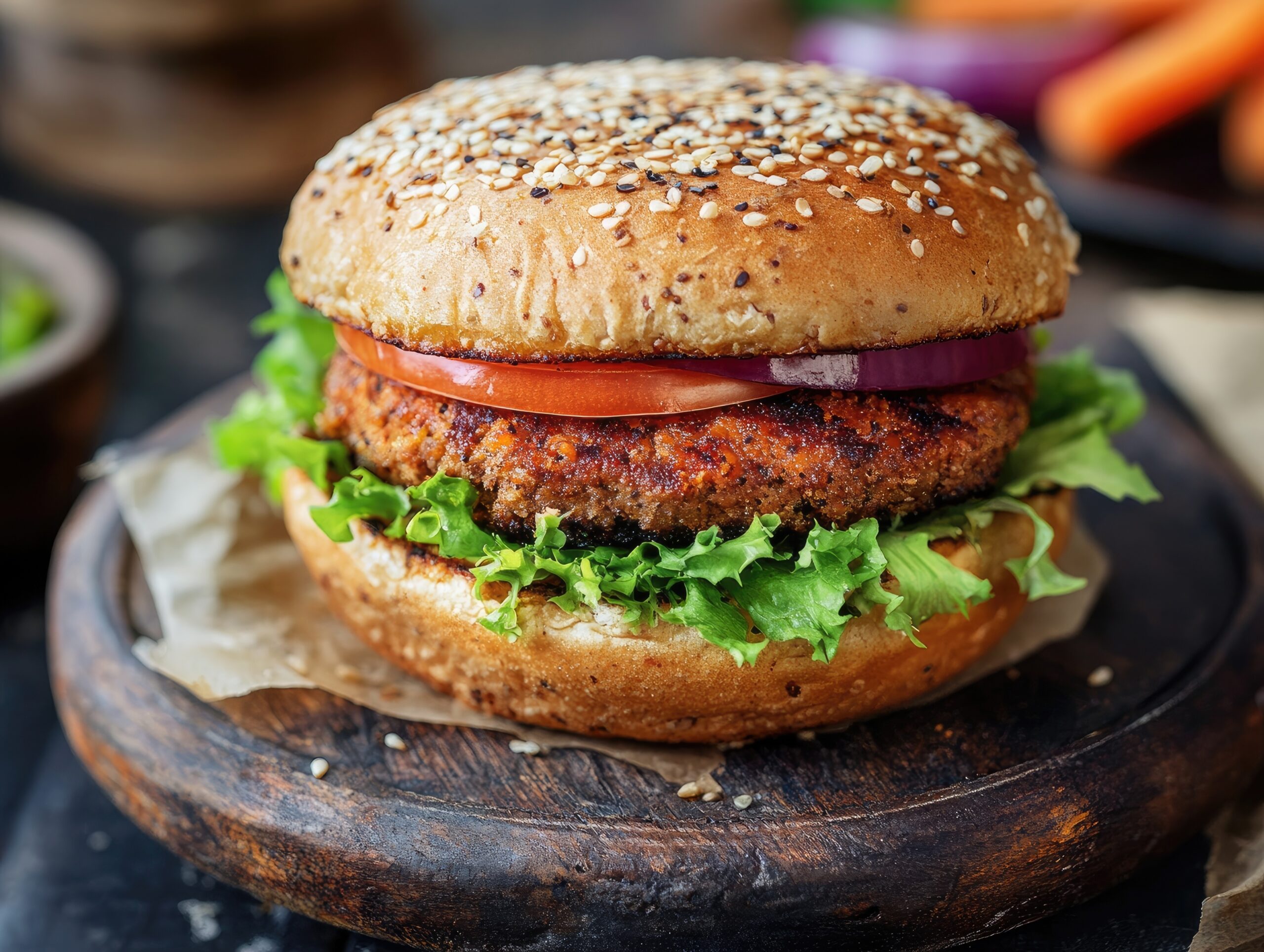 #7: Veggie Santa Fe Burger