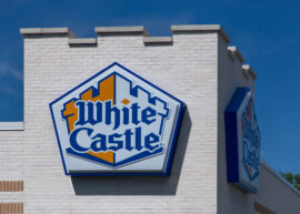 White Castle sign on a white building