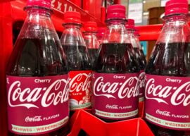 Bottles of cherry Coke