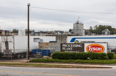 Tyson Foods meat processing plant