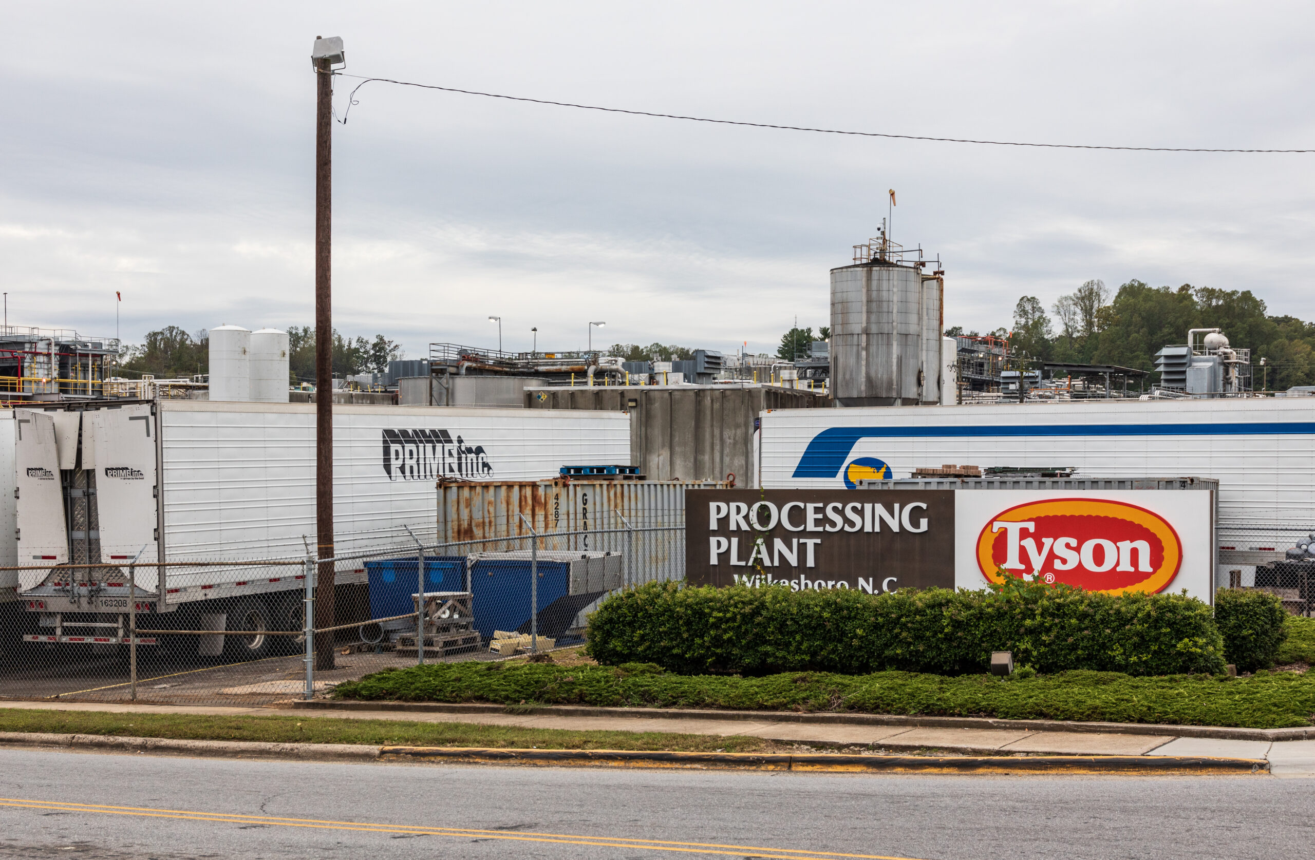 Tyson Foods meat processing plant