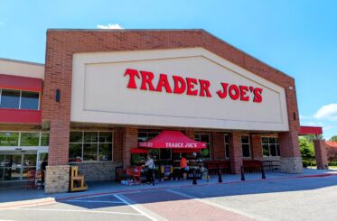 Trader Joes Storefront Brand Logo Display at Morrisville NC Location