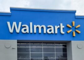 Walmart store sign