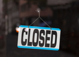 Closed sign