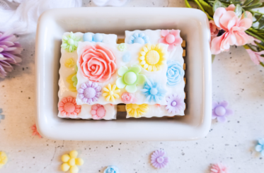 DIY Flower Embed Soap