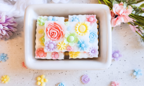 DIY Flower Embed Soap